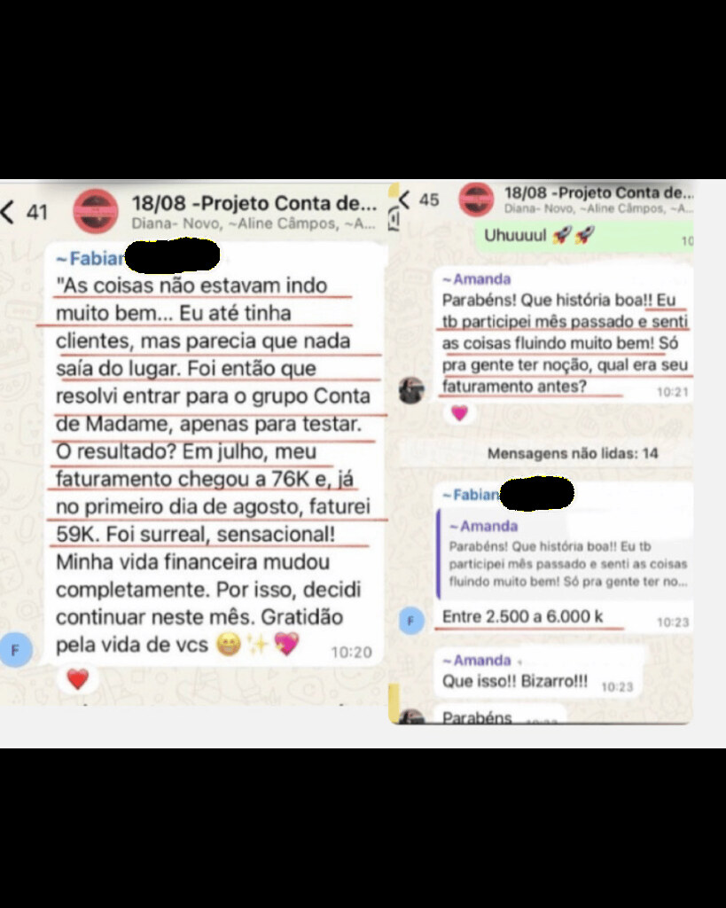 Depoimento de Fabiana