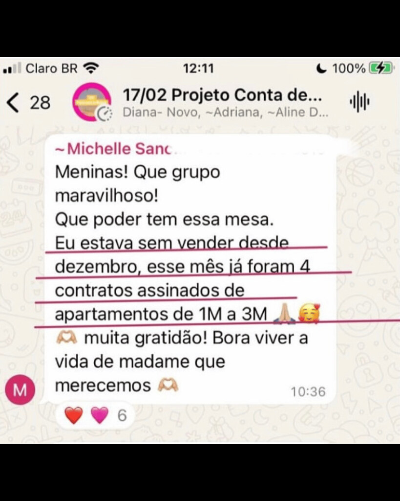 Depoimento de Michelle